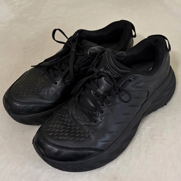 Hoka One One Bondi Maximum Cushion Men's Black Sneakers Shoes Sz 10.5 - Picture 3 of 9